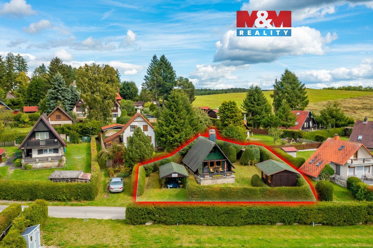 Chaty, Bližná, Černá v Pošumaví, 47 m²