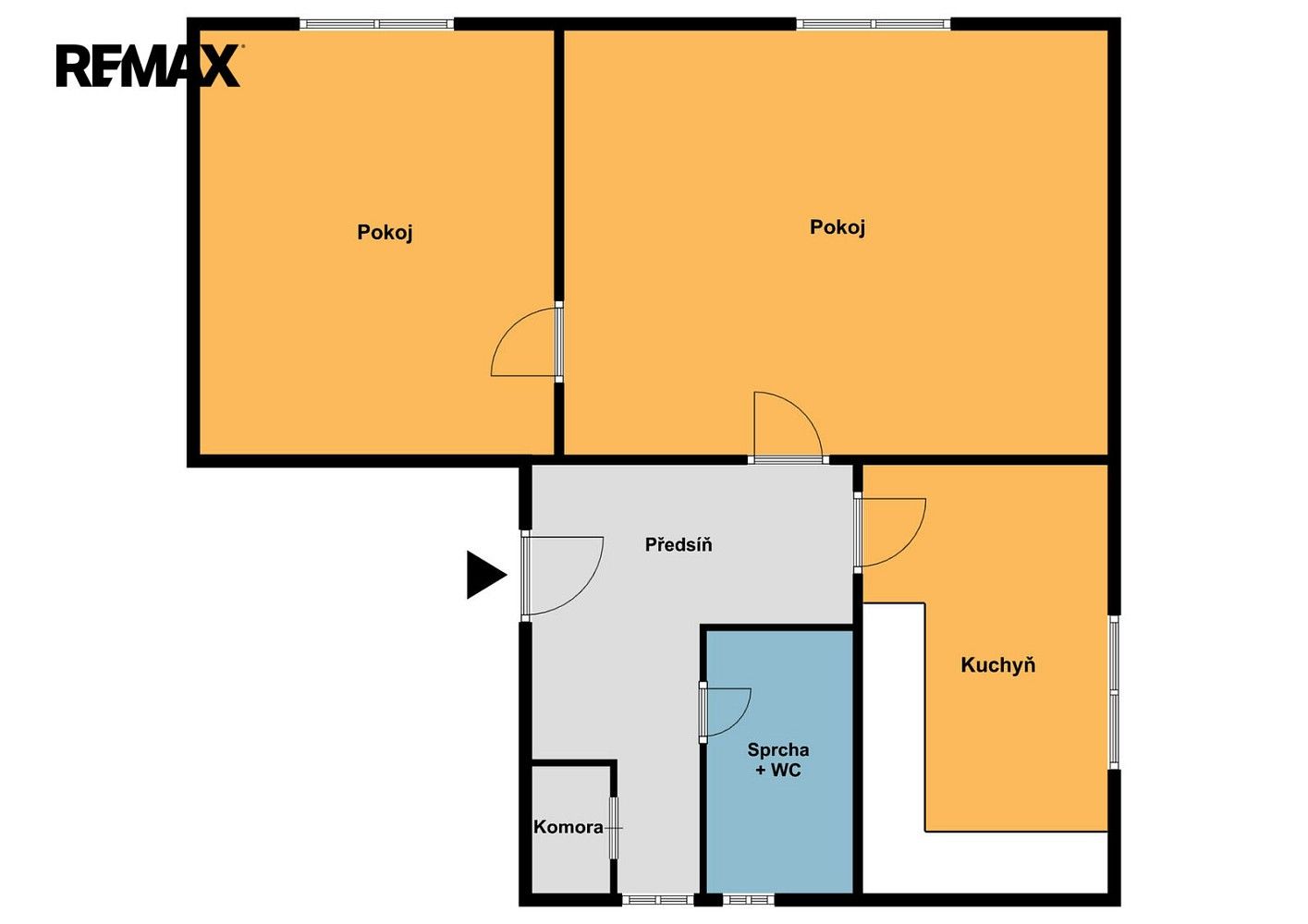 2+1, Praha - Vokovice, okres Praha 6, Hlavní město Praha, 60 m² - 2