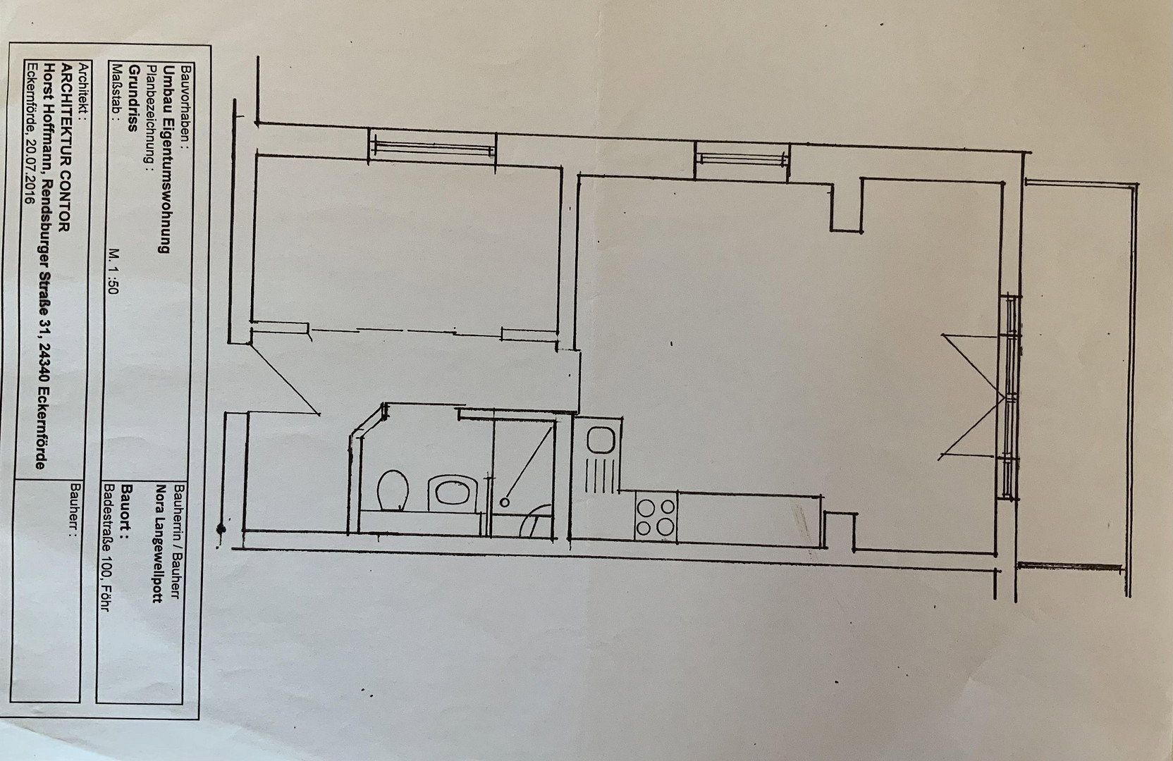 Byt 2+1 · 42 m² · , Šlesvicko-Holštýnsko - 3