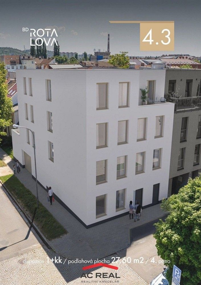 Prodej byt 1+kk - Brno - Husovice, okres Brno-město, Jihomoravský kraj, 28 m² - 5