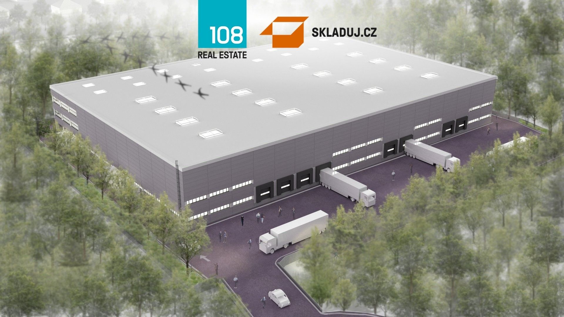 Sklady, Bystřice, 7 013 m² - 1
