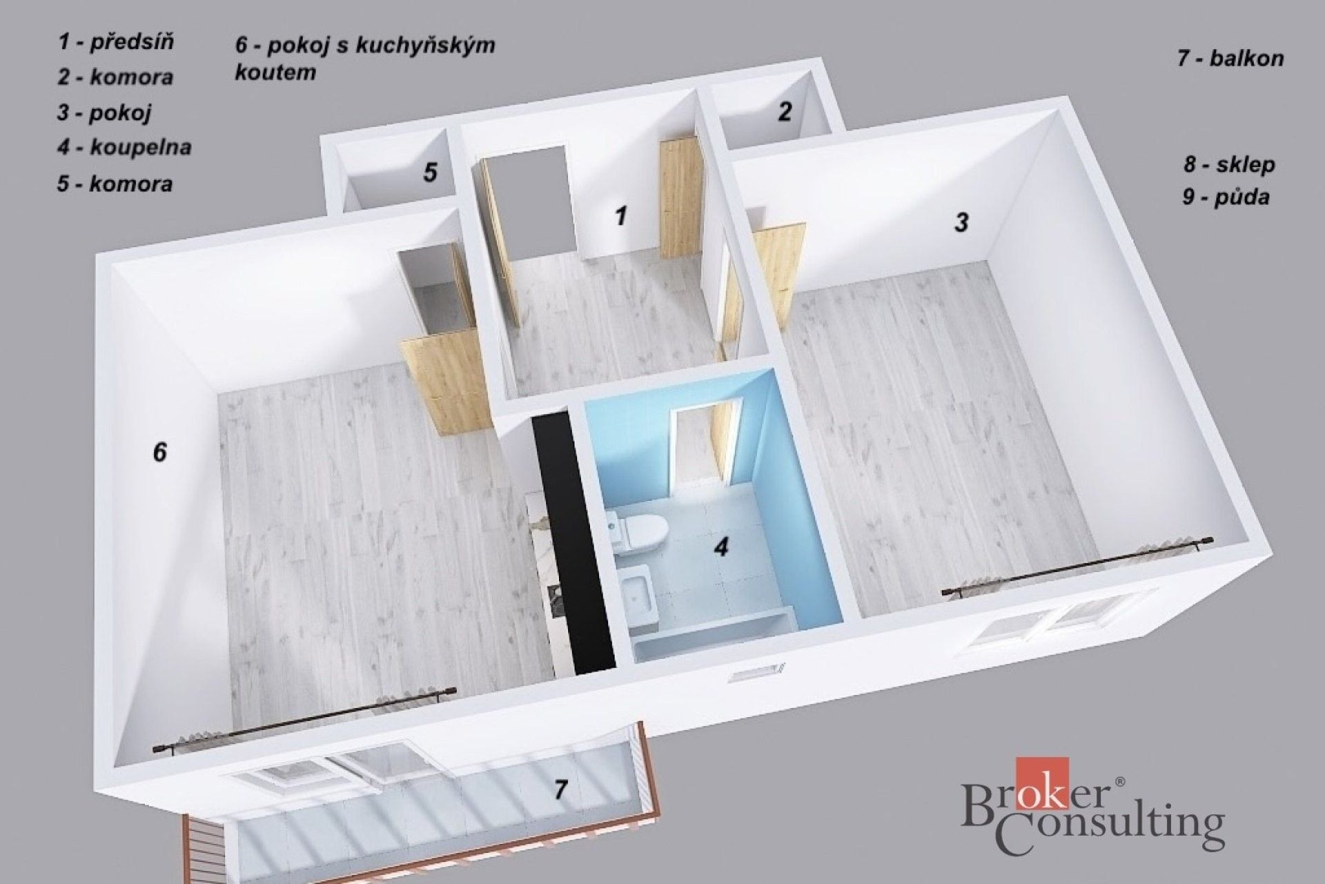 Byt 2+kk · 63 m² · Chotěvice - 3