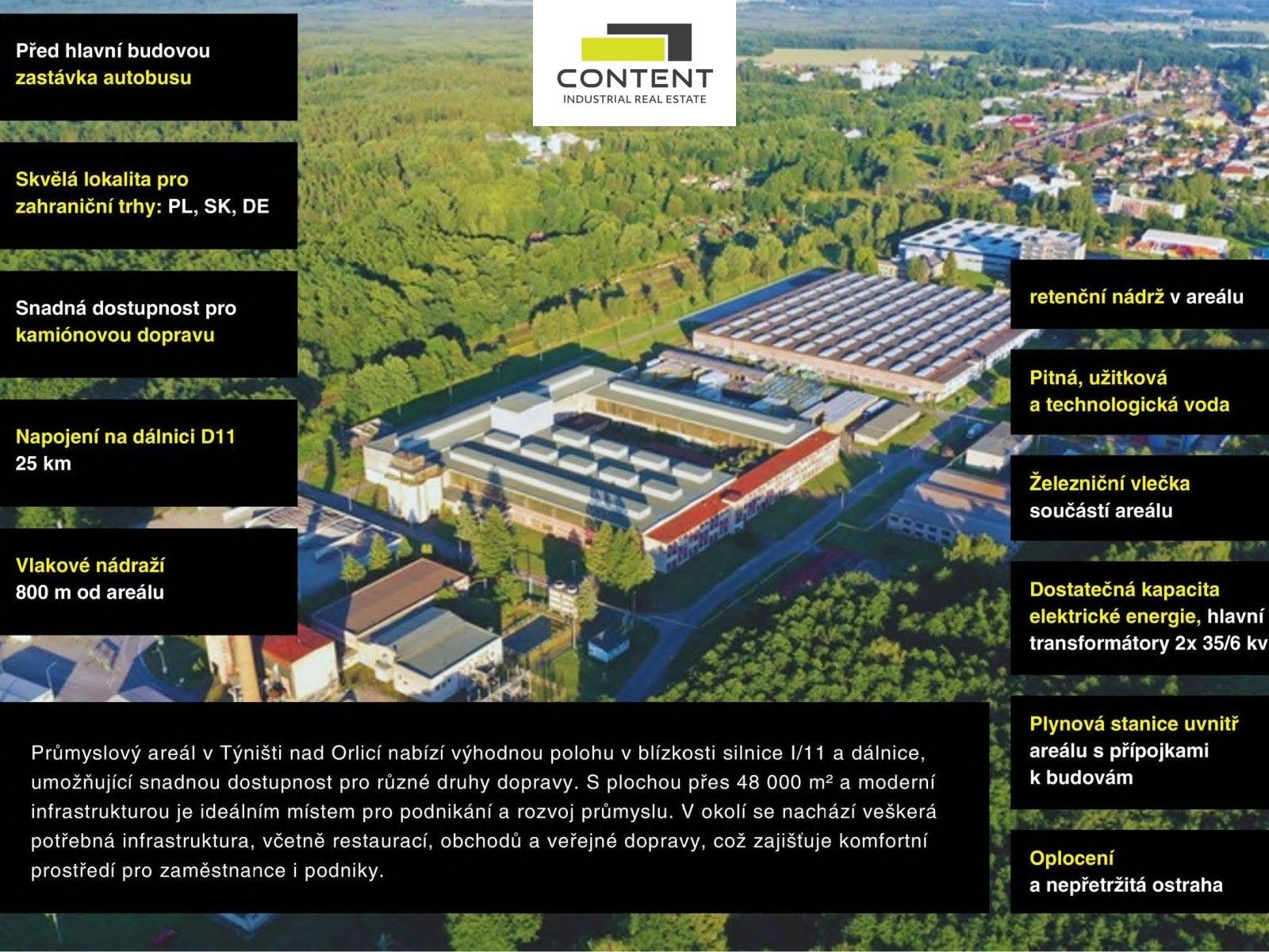 Výrobní prostory, V. Opatrného, Týniště nad Orlicí, 7 800 m²