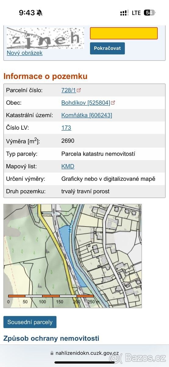 Pozemky pro bydlení, Bohdíkov, 789 64