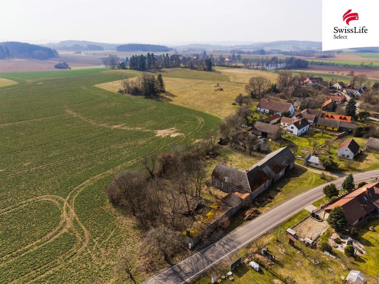 Stavební pozemek, Vrchotovy Janovice – pohled 2