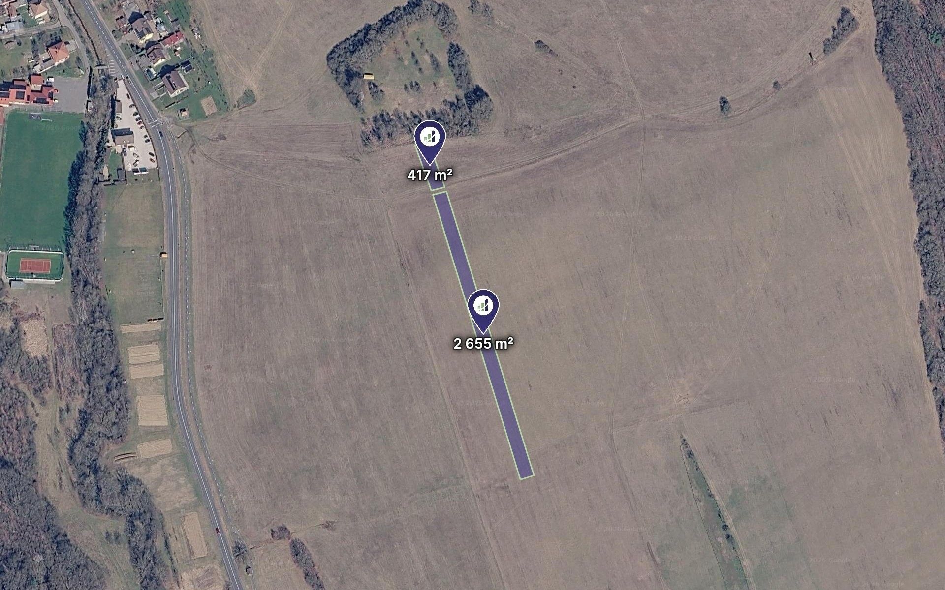Zemědělské pozemky, Hřivínův Újezd, 1 536 m²