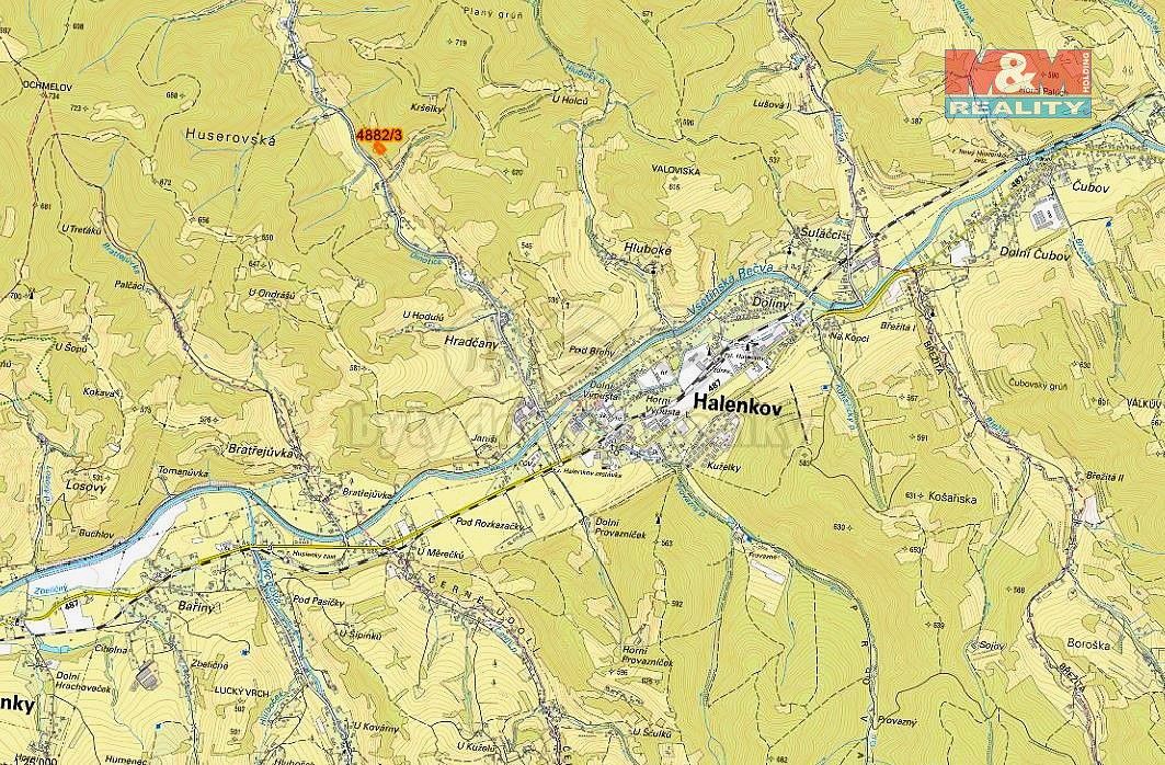 Prodej louka - Halenkov, okres Vsetín, Zlínský kraj - 2