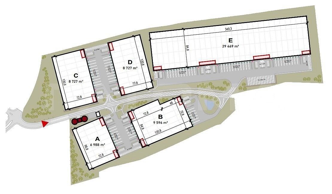 Sklad · 8 727 m² · Myslinka, okres Plzeň-sever - 3
