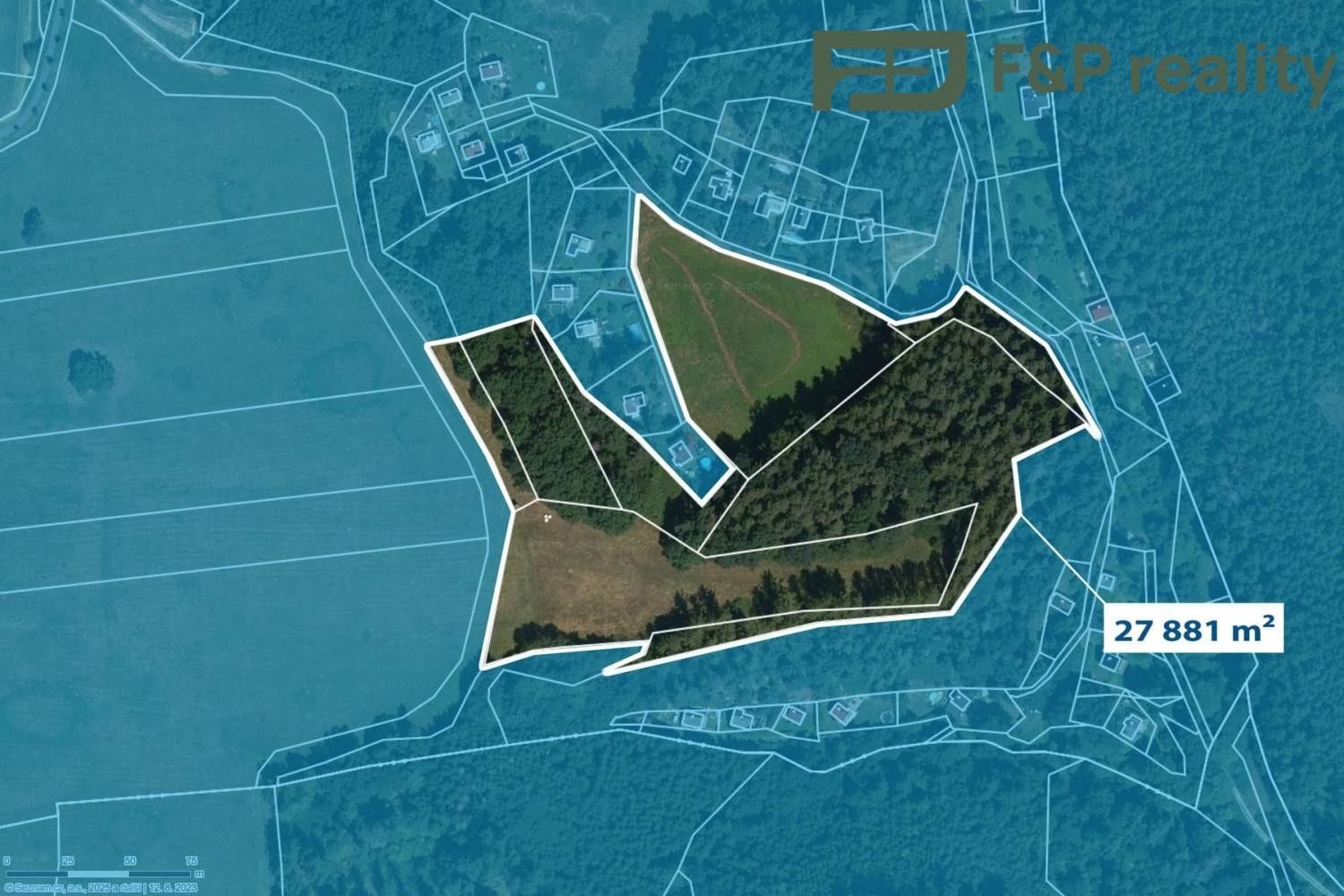 Pozemky pro bydlení, Probulov,Písek,Jihočeský kraj, 27 881 m²