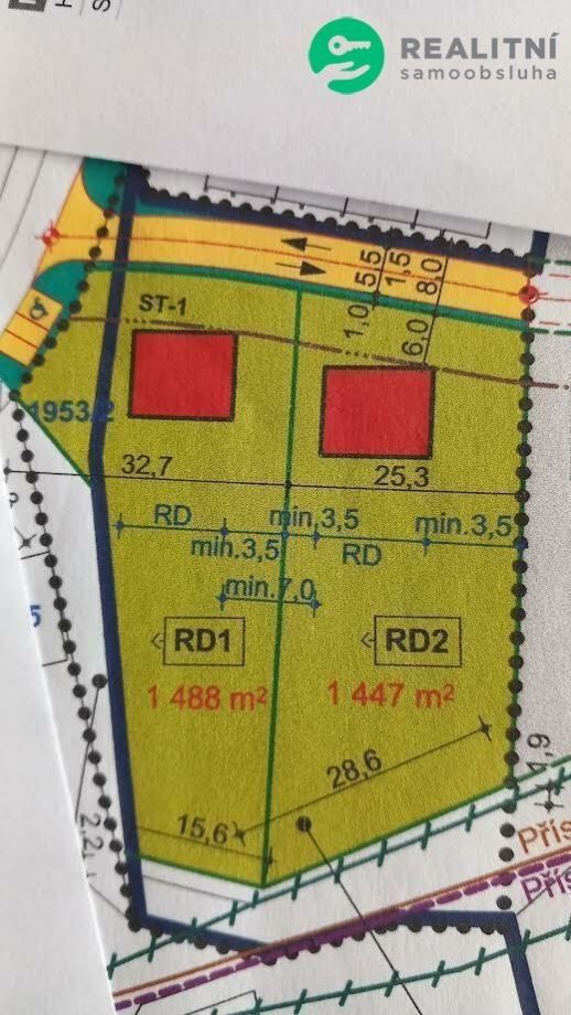 Pozemky pro bydlení, Příseka, Brtnice, 1 488 m²