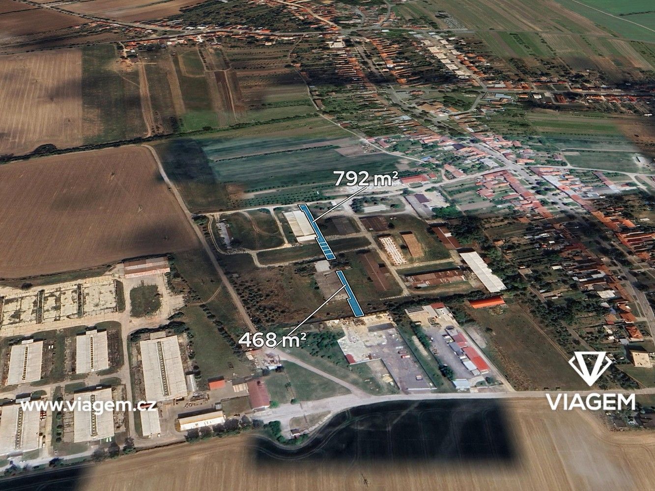 Zemědělské pozemky, Hroznová Lhota, okres Hodonín, Jihomoravský kraj