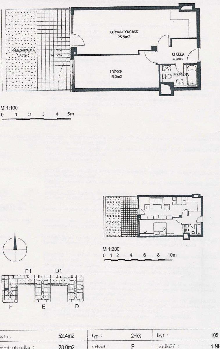 Byt 2+kk · 52 m² · Voskovcova, Praha - Hlubočepy - 3