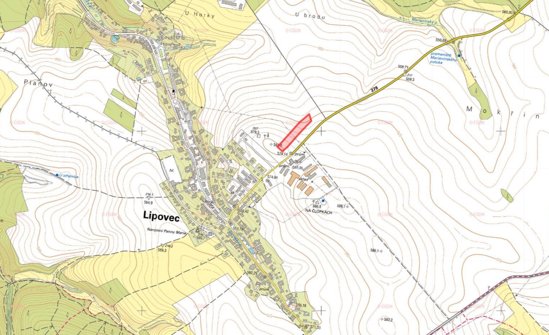 Prodej zemědělský pozemek - Lipovec