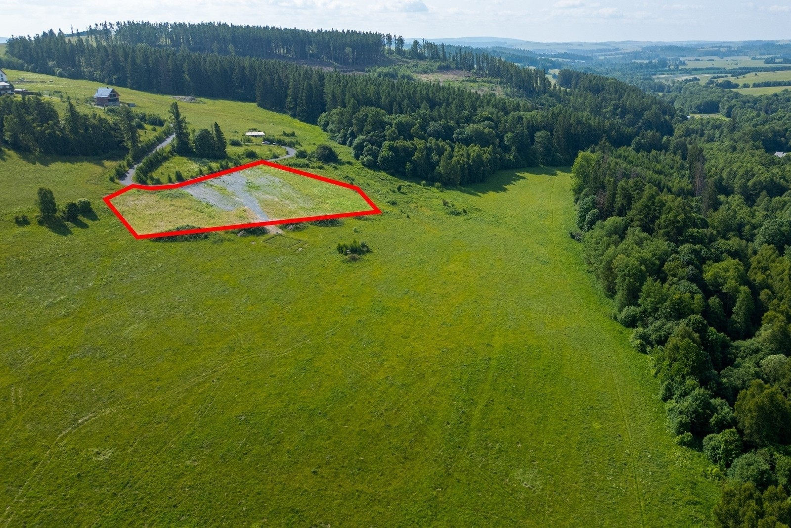 Prodej komerční pozemek - Horní Václavov, Václavov u Bruntálu, 5 497 m² - 5