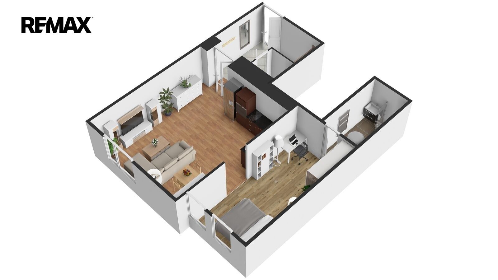 2+kk, Edvarda Beneše 1735, Plzeň Jižní Předměstí, 57 m² - 2