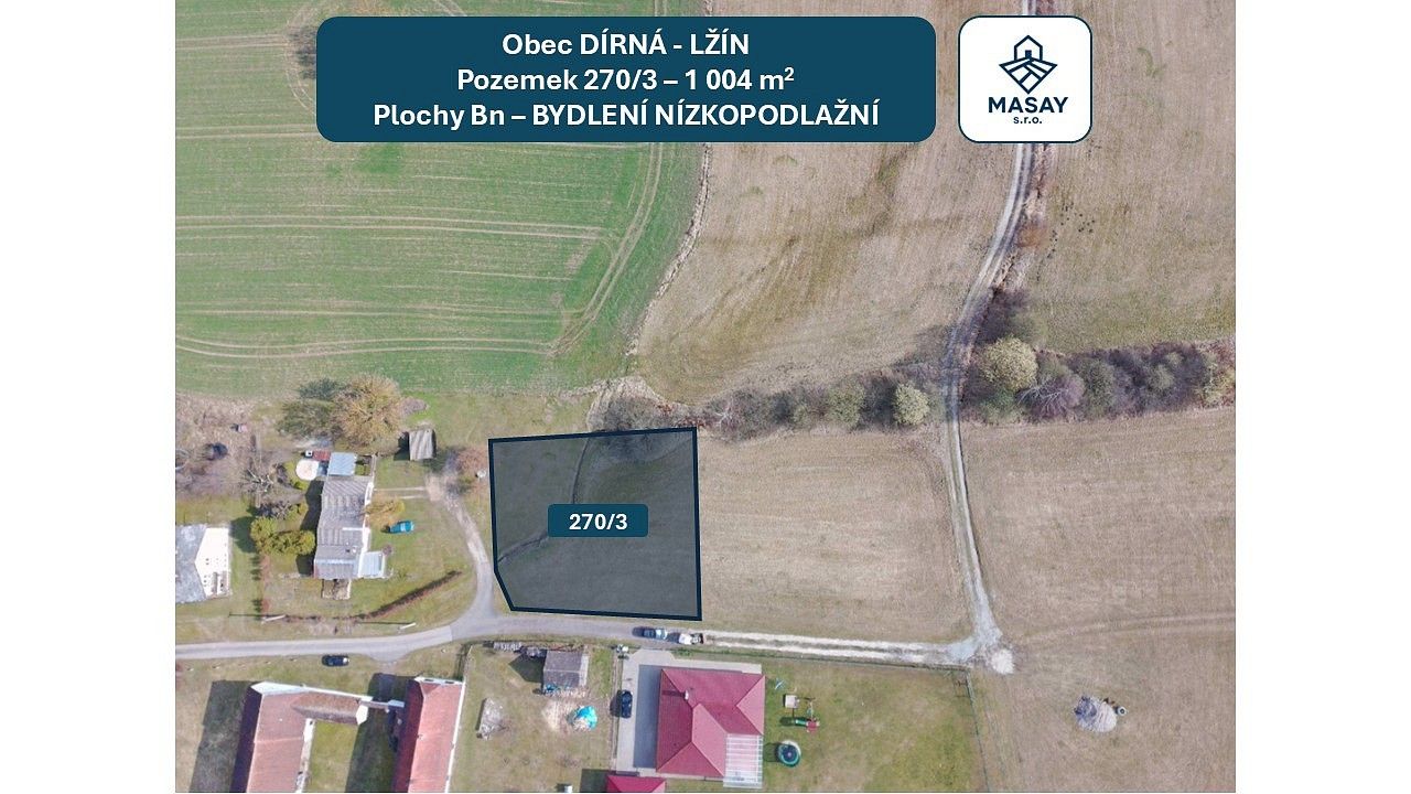 Pozemek pro bydlení · Dírná - Lžín, okres Tábor - 4
