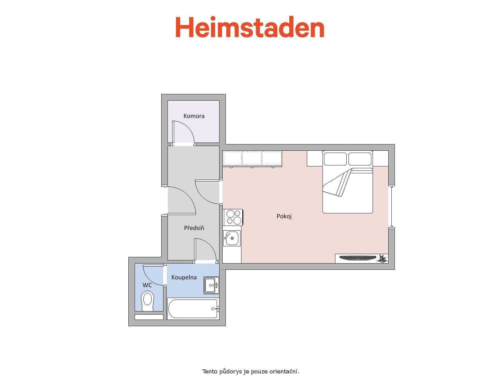 Pronájem byt 1+kk - Mírová, Havířov - Havířov-město, Moravskoslezský kraj, 17 m² - 5