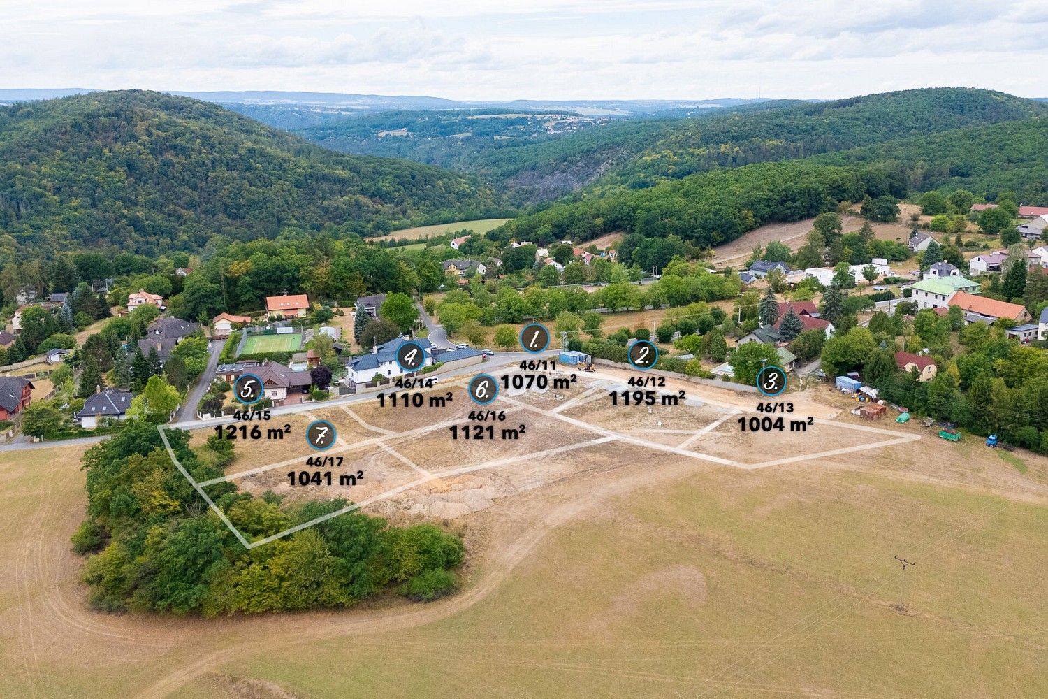 Pozemek pro bydlení · Jílové u Prahy - Luka pod Medníkem, okres Praha-západ, Středočeský kraj - 3
