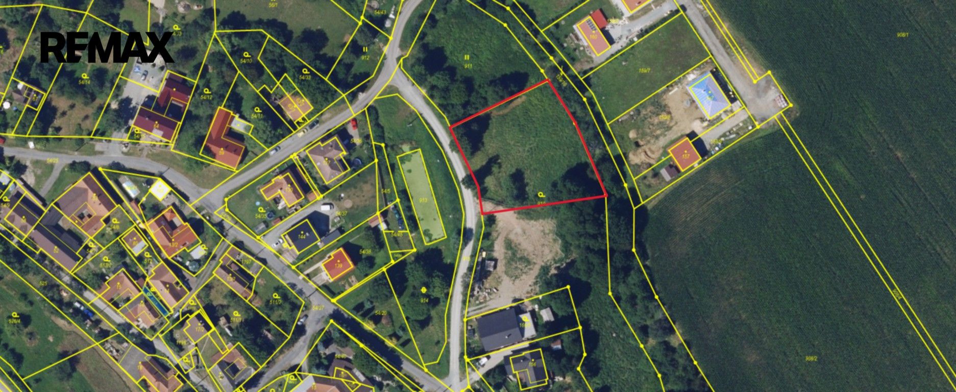 Zahrady, Letovice, 2 136 m² - 2