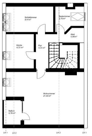4+1, Dr.-Sasse-Str. 10, , Dolní Sasko, 96 m² - 1