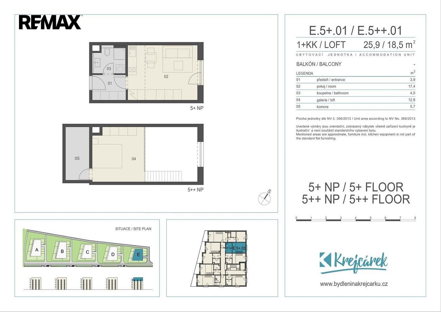 Byt 2+kk · 45 m² · Praha - Libeň, okres Praha 9, Hlavní město Praha - 3
