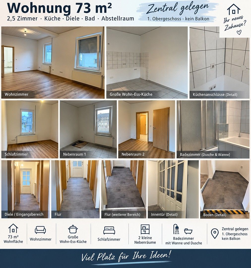 2+kk, , Severní Porýní-Vestfálsko, 73 m² - 1