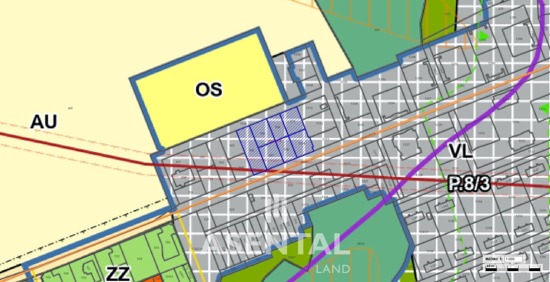 Komerční pozemek · Bezručova, Orlová Město - 4