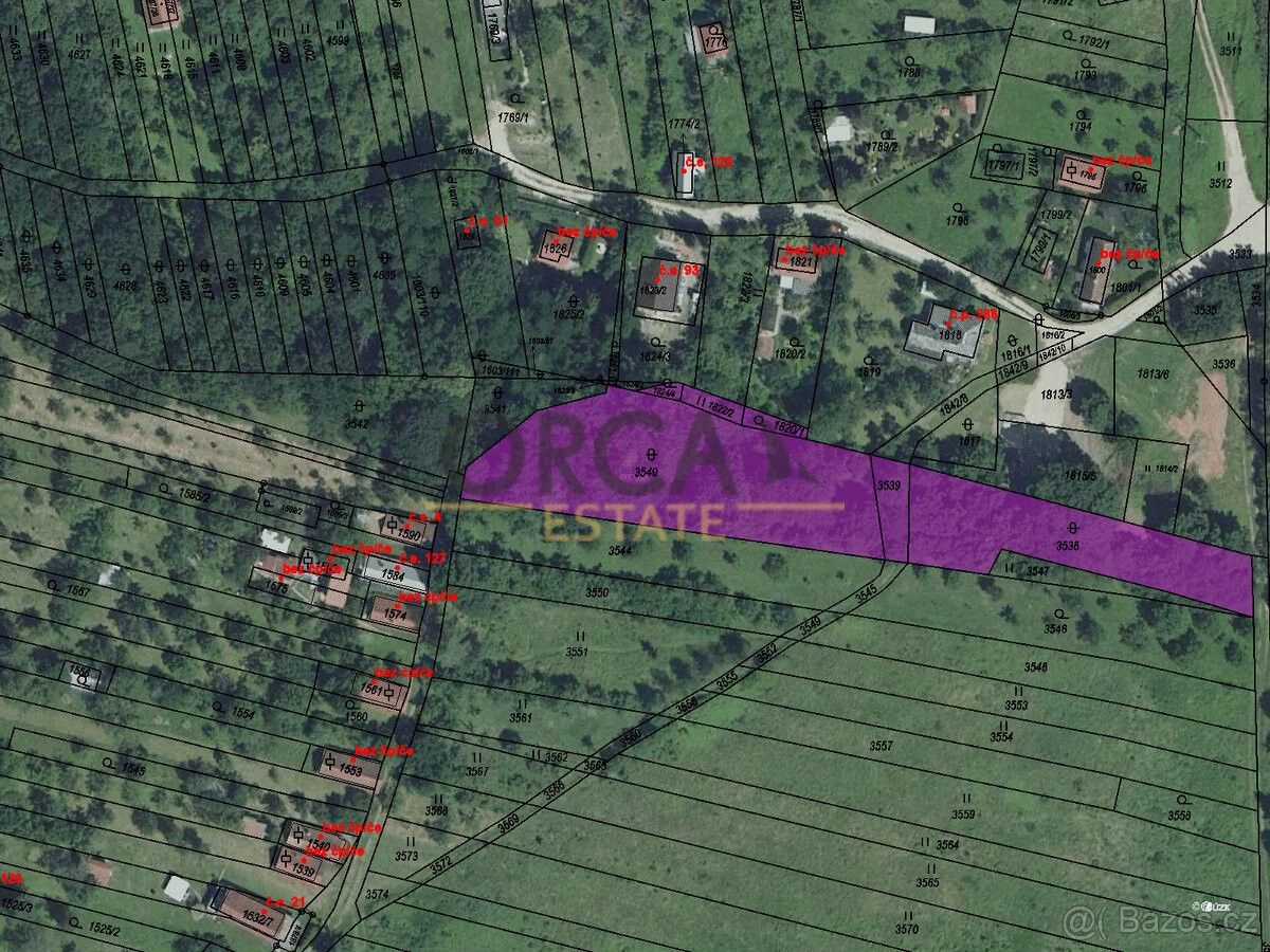 Prodej zahrada - Uherský Brod, 688 01, 2 523 m²