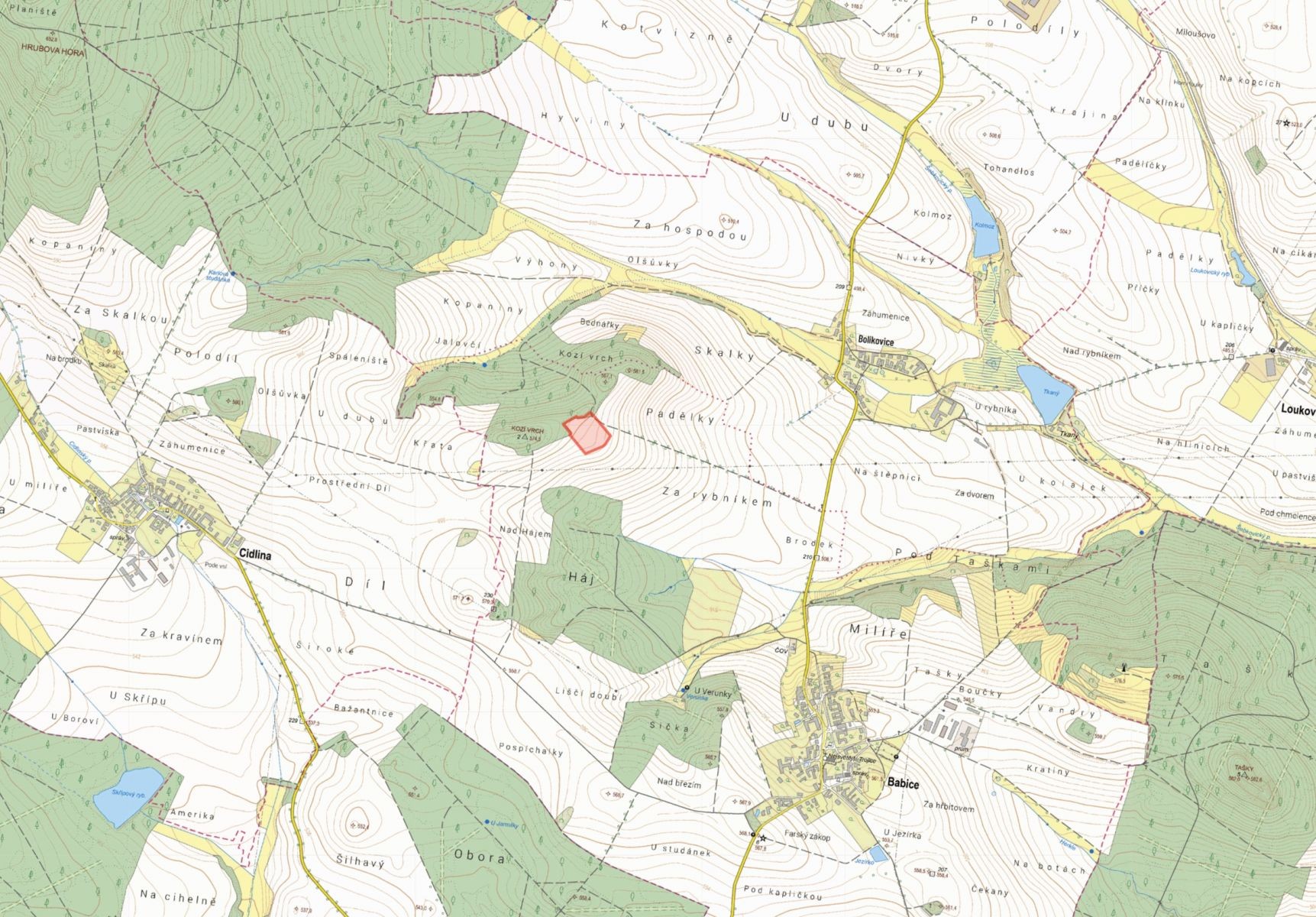 Prodej zemědělský pozemek - Babice - 2
