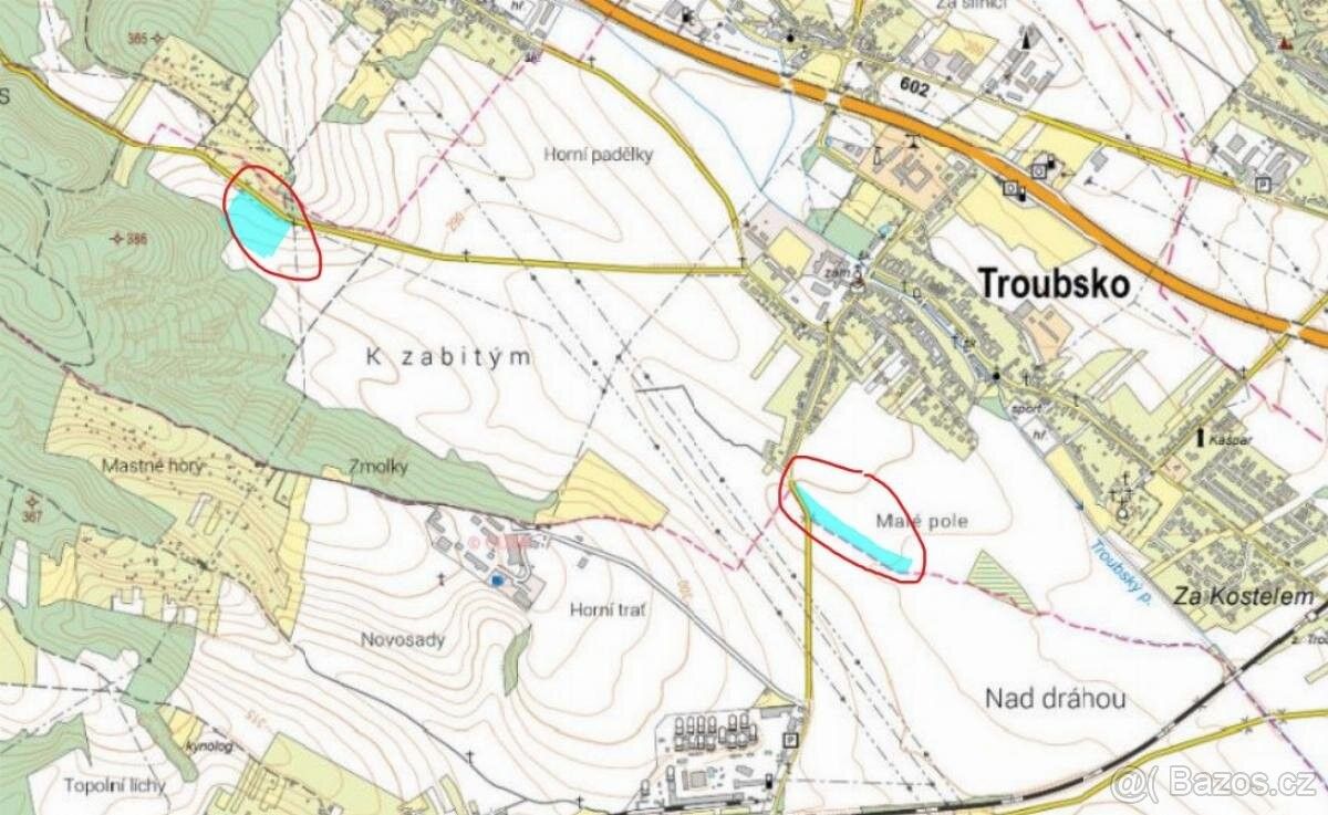 Prodej pozemek pro bydlení - Troubsko, 664 41