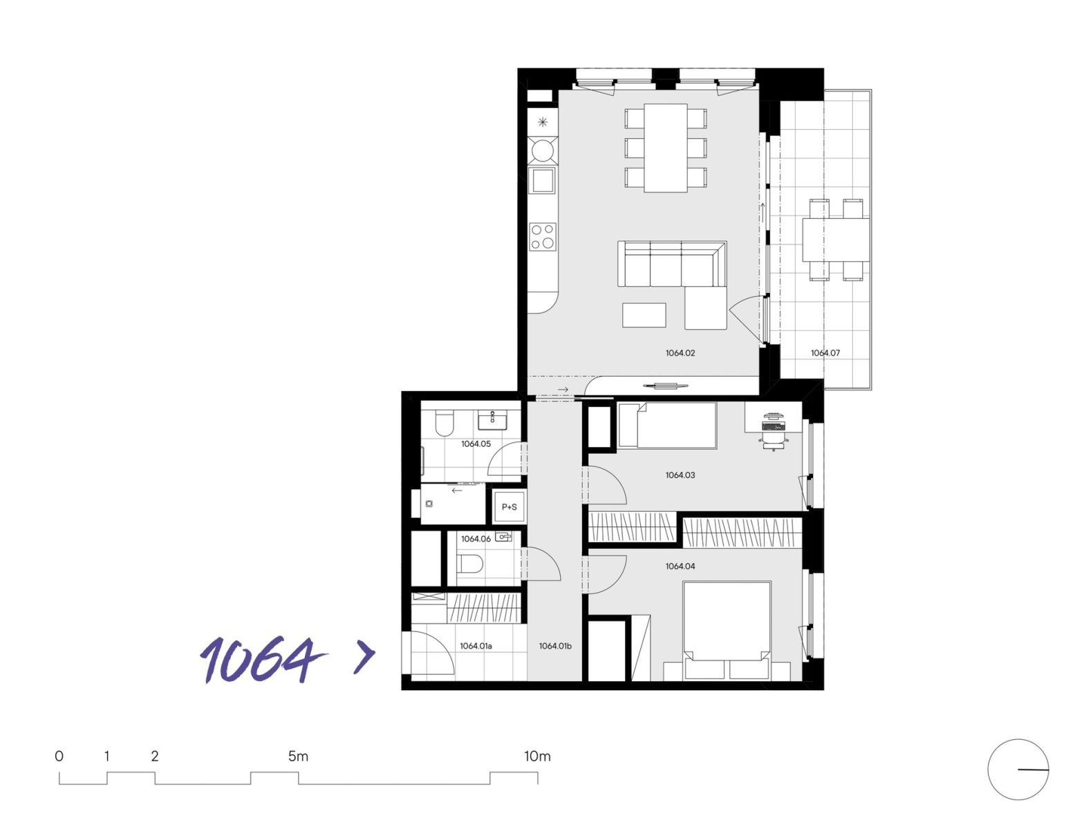 3+kk, Nádražní, Praha - Smíchov, 72 m² - 2