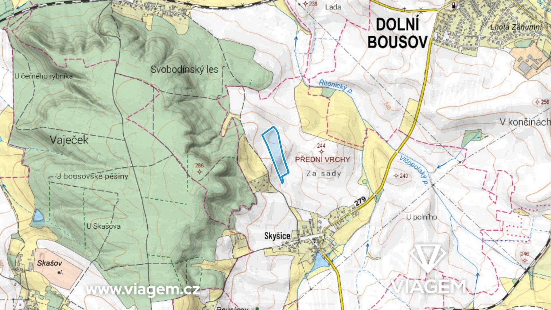 Zemědělský pozemek · Domousnice, okres Mladá Boleslav - 3