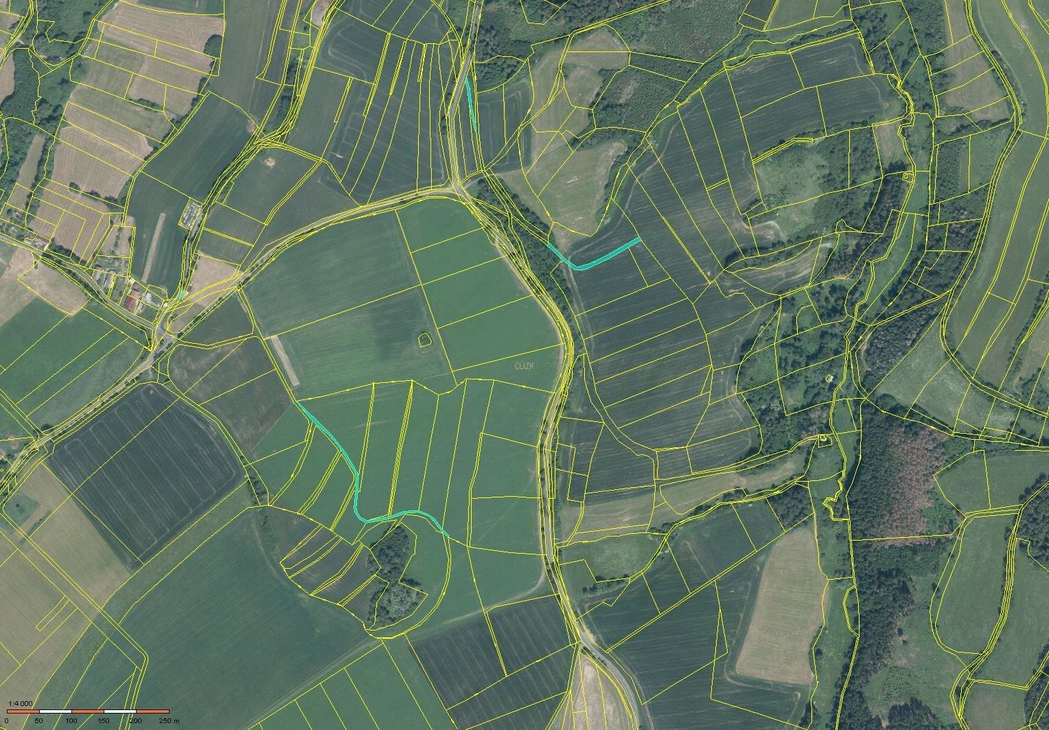Zemědělské pozemky, Křištín, Klatovy, 2 509 m² - 1