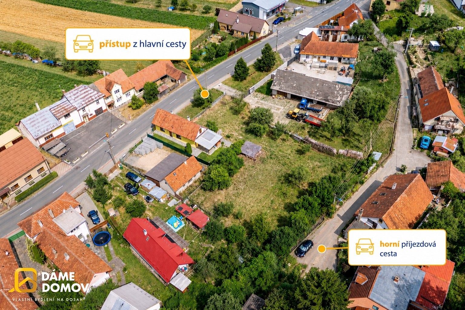 Pozemek pro bydlení · 1 376 m² · Jestřabí - 3