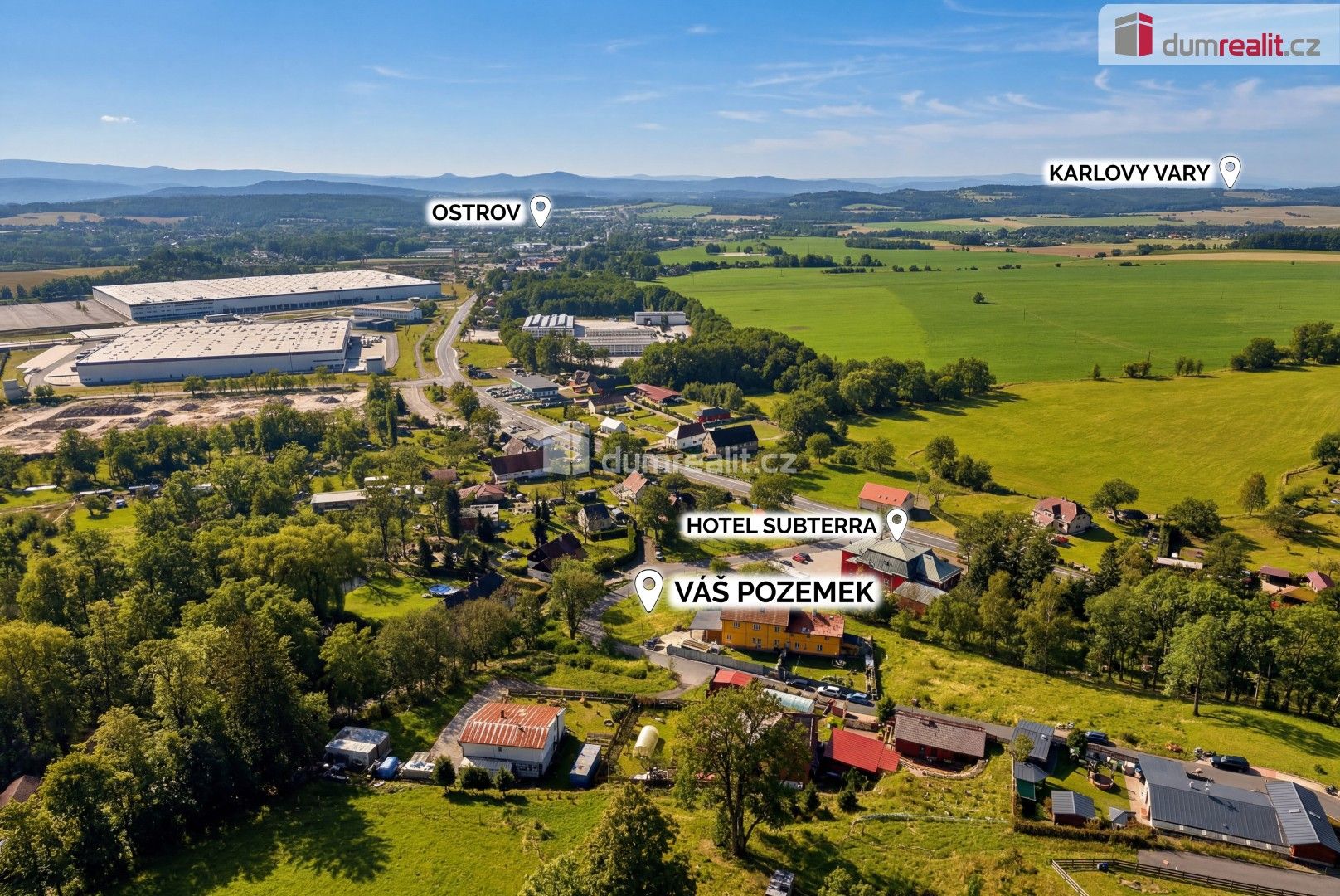 Pozemky pro bydlení, Horní Žďár, Ostrov, 835 m² - 2
