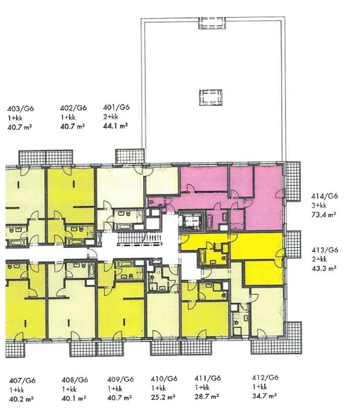 3+kk, Honzíkova, Praha - Dolní Měcholupy, 73 m² - 2