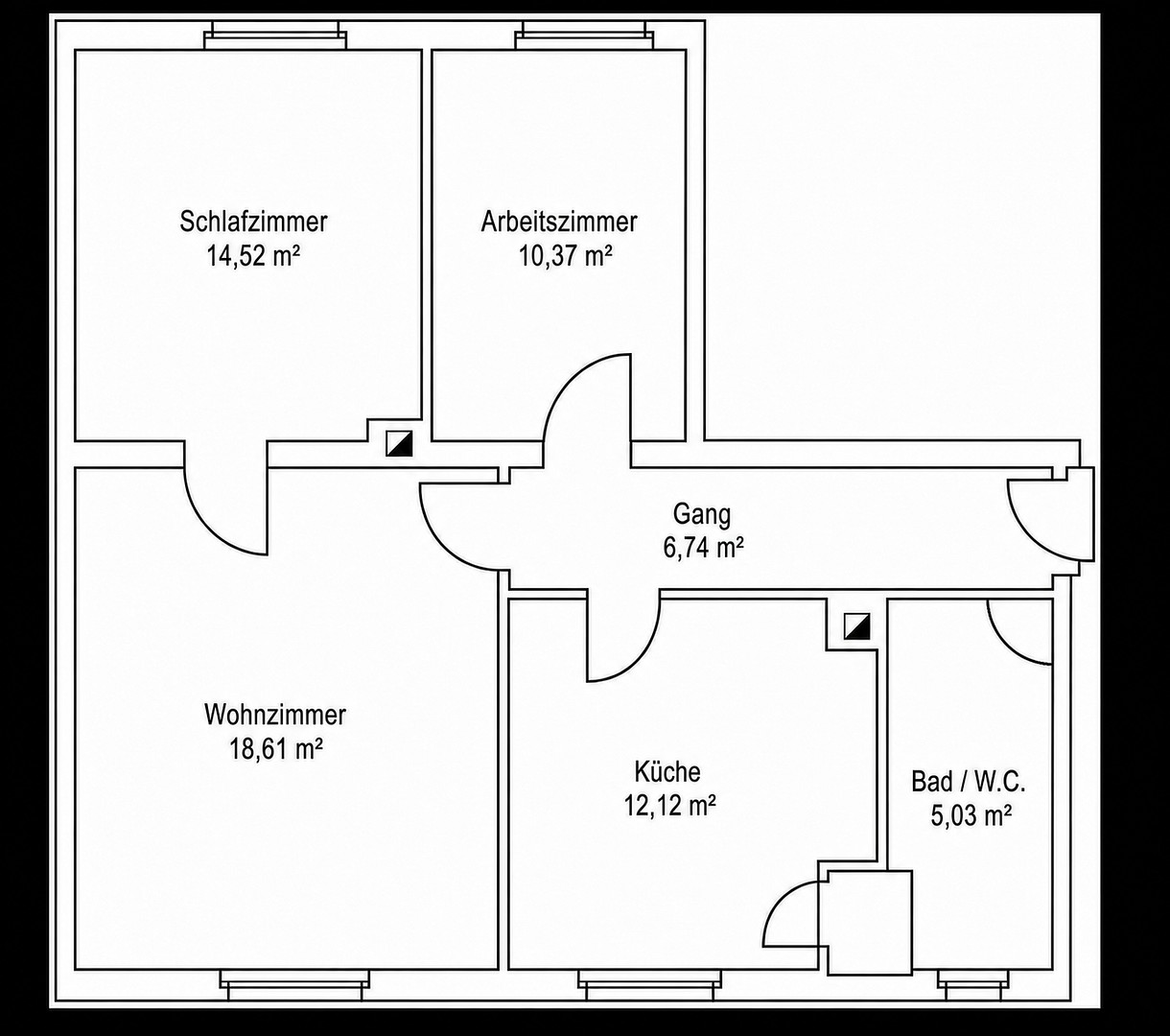 Byt 3+1 · 68 m² · Schuhstraße 29 Erlangen Erlangen Bayern 91052 - 3