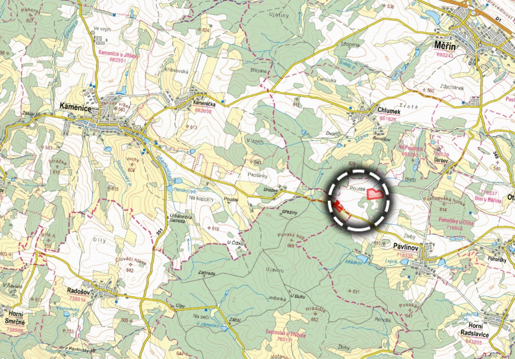 Prodej zemědělský pozemek - Kamenice - 2