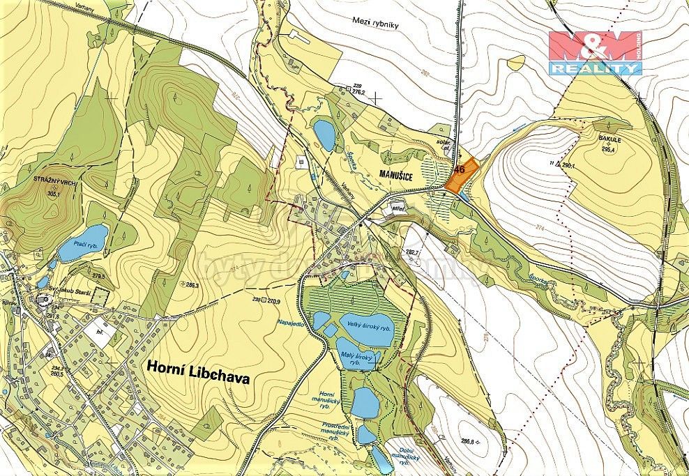 Pozemky pro bydlení, Česká Lípa - Manušice, Liberecký kraj - 2