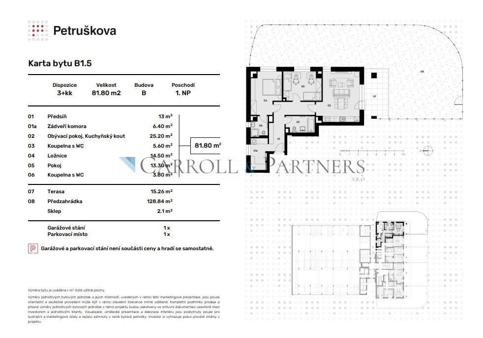 Byt 3+kk · 82 m² · Petruškova, Ostrava - 3