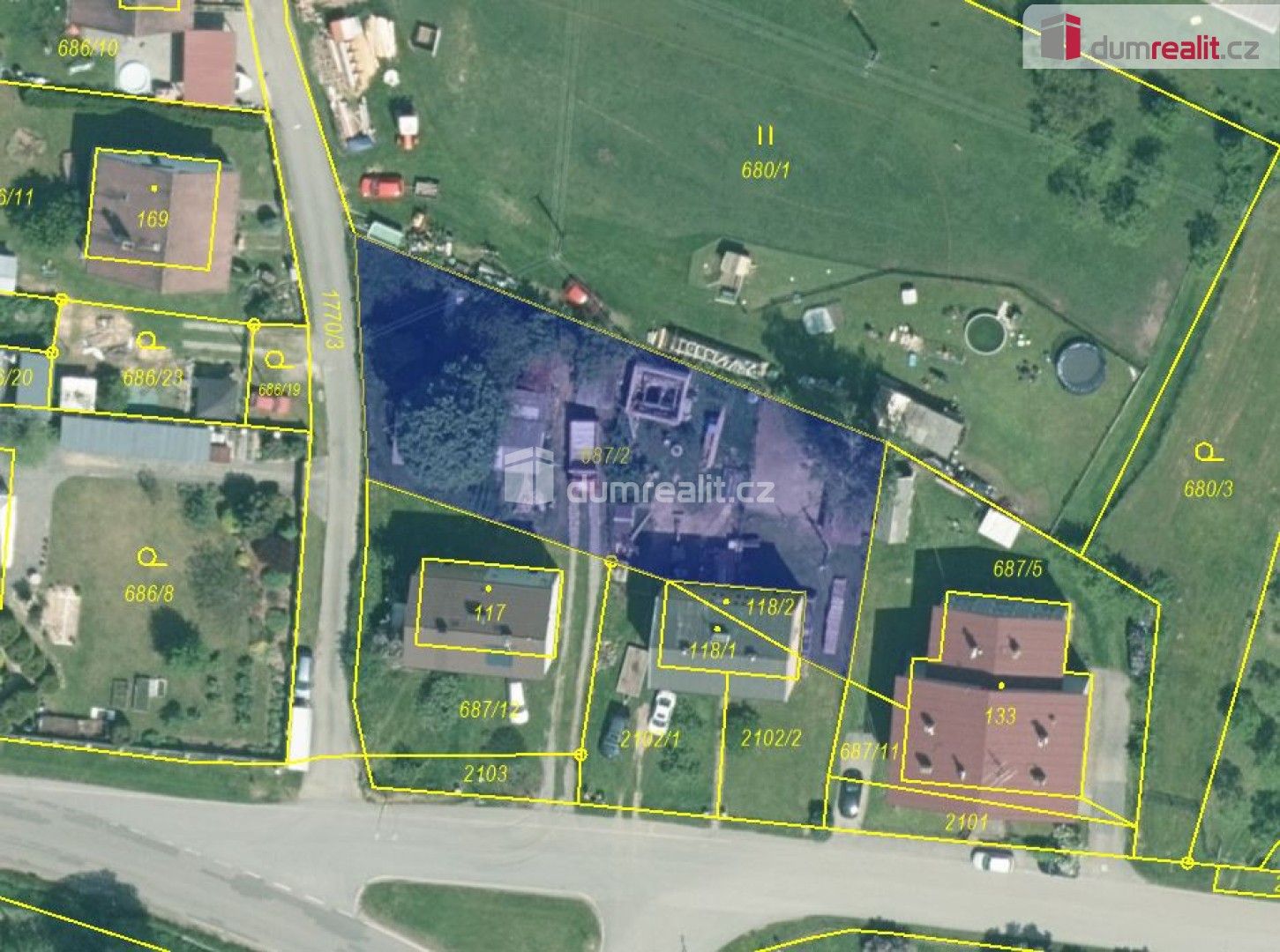 Pozemky pro bydlení, Mičovice, 964 m²