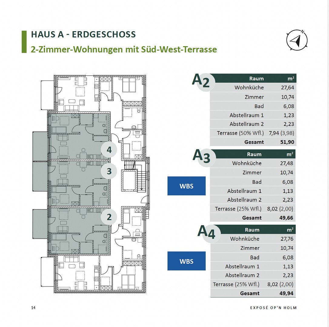 2+1, , Šlesvicko-Holštýnsko, 50 m² - 2