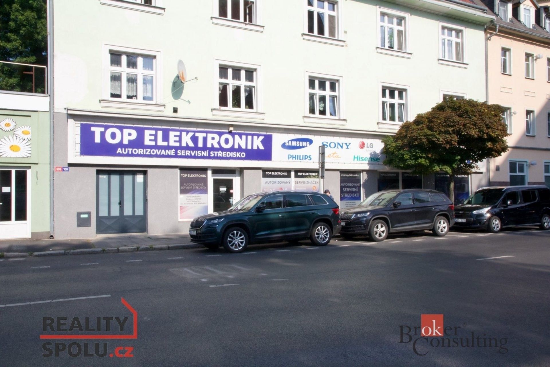 Obchodní prostory, Závodu míru, Karlovy Vary, 130 m²