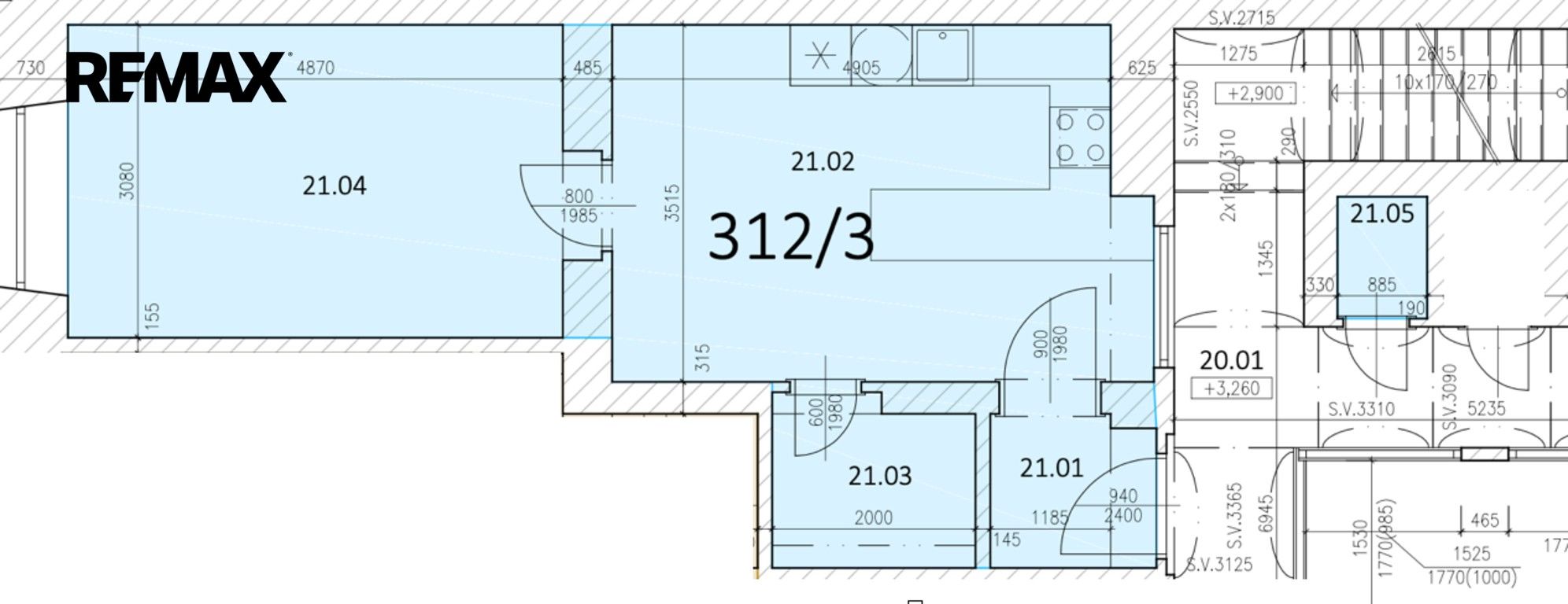 Byt 2+kk · 40 m² · Jemnická 312, Praha Michle - 3
