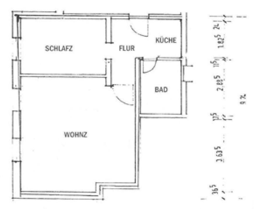 2+1, Am Mühlberg 20, , Bavorsko, 51 m² - 2
