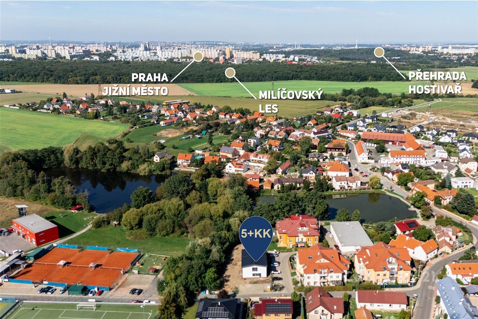 Rodinné domy, Nad statkem , Praha Újezd u Průhonic, 157 m² - 2