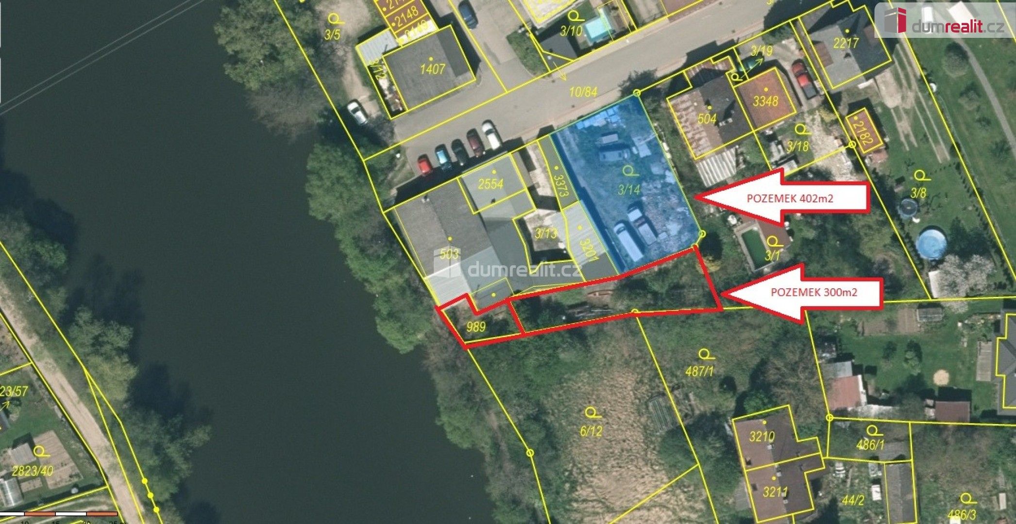 Pozemky pro bydlení, Táborská, Sezimovo Ústí, 402 m²