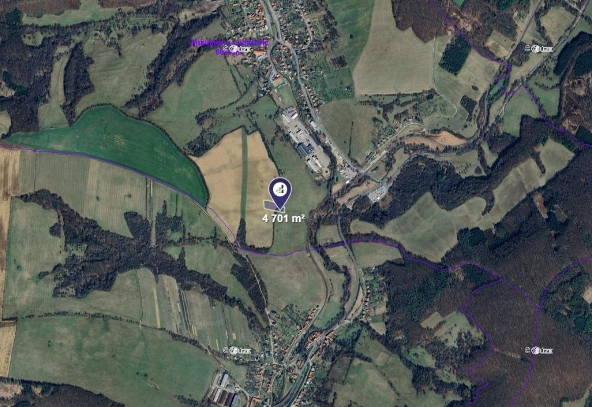 Zemědělské pozemky, Biskupice, 4 701 m² - 2