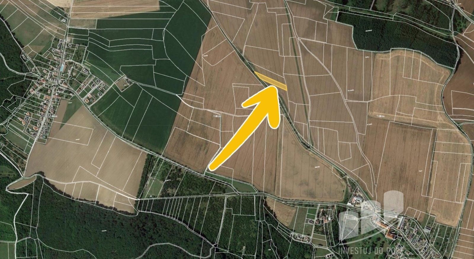 Prodej zemědělský pozemek - Vinařice, 2 877 m²