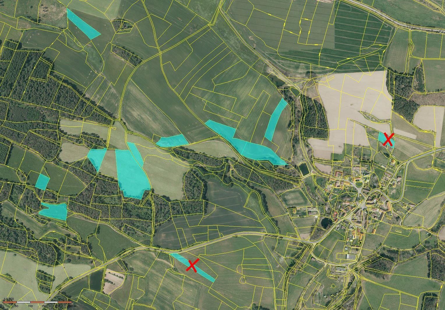 Prodej zemědělský pozemek - Slivonice, Velký Bor, 72 131 m²